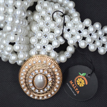 Traditional Style Pearl Belt